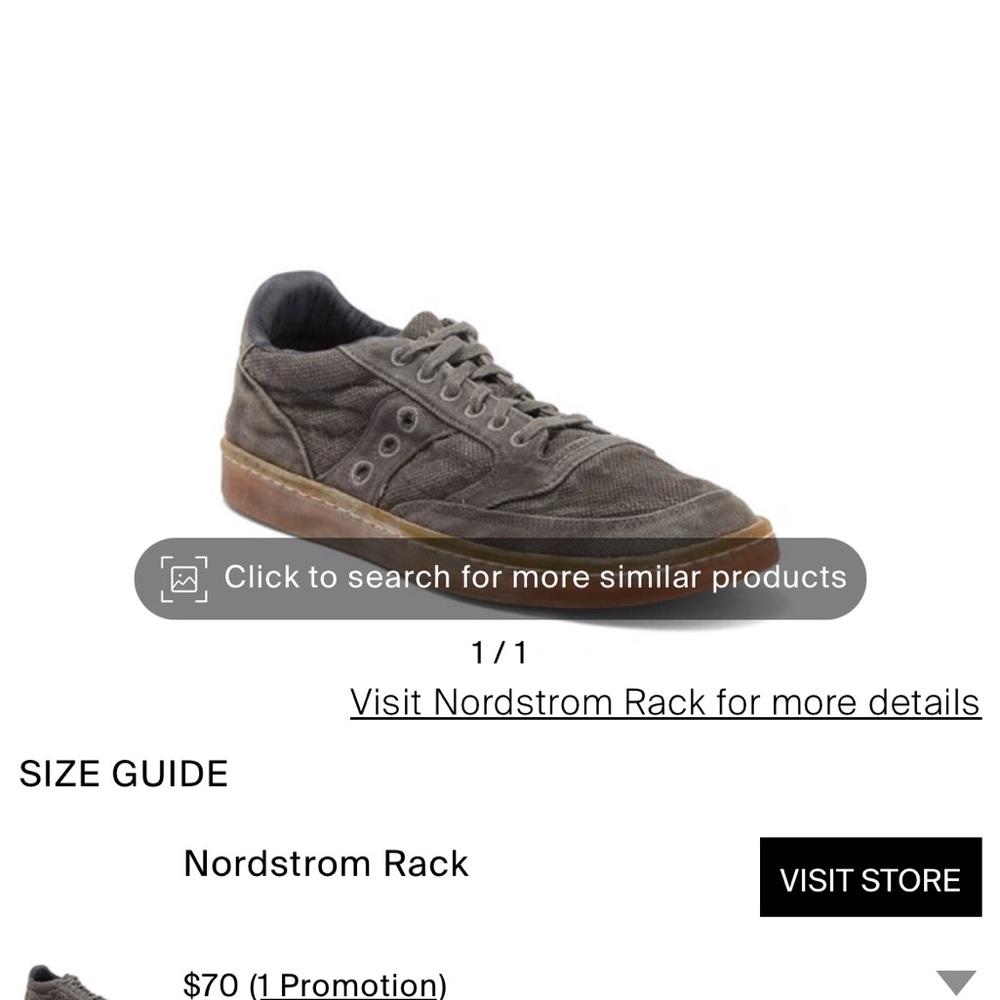 Men’s 8 Saucony Jazz Court Shoes